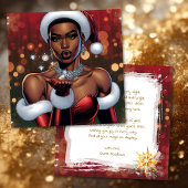 Transgender Woman Festive Christmas Poem Feestdagenkaart