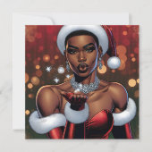 Transgender Woman Festive Christmas Poem Feestdagenkaart (Voorkant)