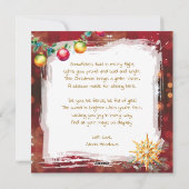 Transgender Woman Festive Christmas Poem Feestdagenkaart (Achterkant)