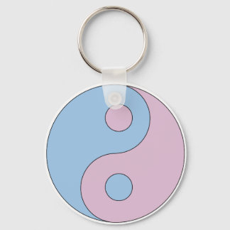 Transgender Yin Yang Symbol Sleutelhanger