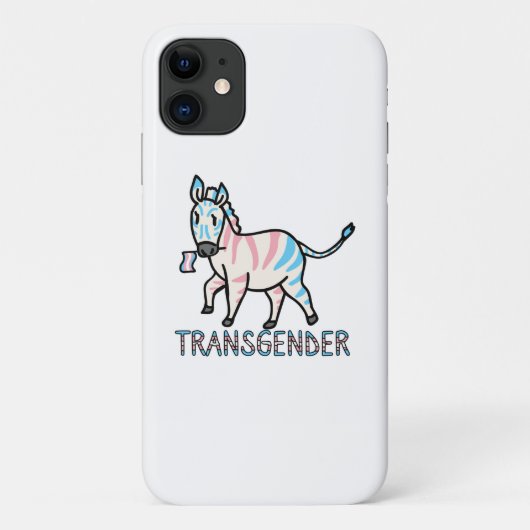 Transgender-Zebra Case-Mate iPhone Case (Achterkant)