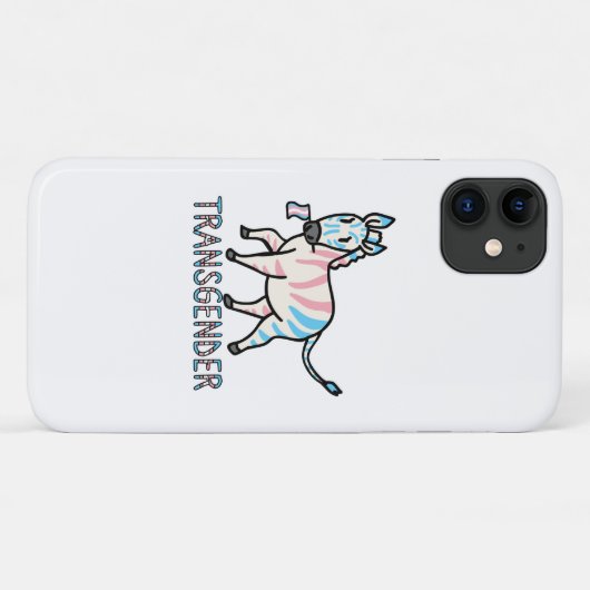 Transgender-Zebra Case-Mate iPhone Case (Achterkant (horizontaal))