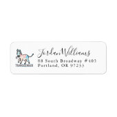 Transgender-Zebra Etiket (Voorkant)