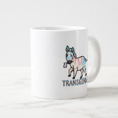 Transgender-Zebra Grote Koffiekop (Voorkant rechts)