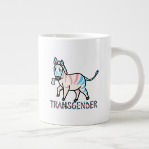 Transgender-Zebra Grote Koffiekop