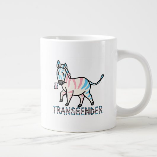 Transgender-Zebra Grote Koffiekop (Rechts)