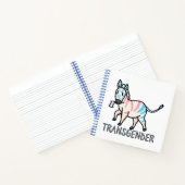Transgender-Zebra Notitieboek (Binnen)