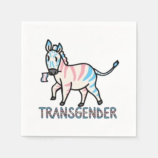 Transgender-Zebra Servet (Voorkant)