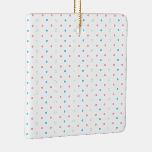 Transgenderkleur Keramisch Ornament (Rechts)