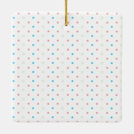 Transgenderkleur Keramisch Ornament (Achterkant)