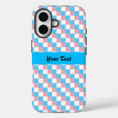 Transgenderkleuren, gevarieerd patroon Case-Mate iPhone case (Achterkant)