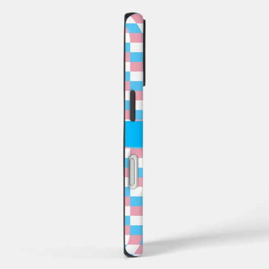 Transgenderkleuren, gevarieerd patroon Case-Mate iPhone case (Achterkant / Rechts)