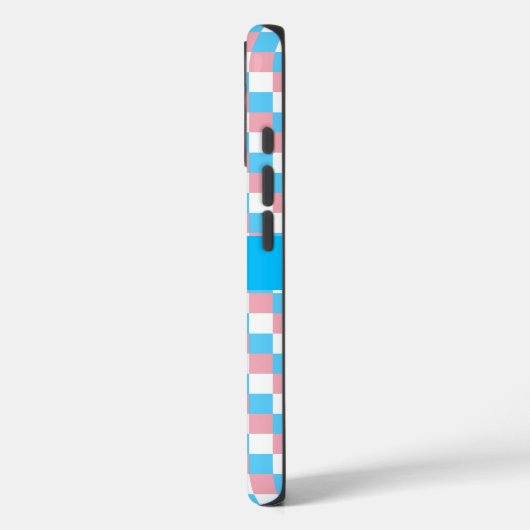 Transgenderkleuren, gevarieerd patroon Case-Mate iPhone case (Achterkant / Links)