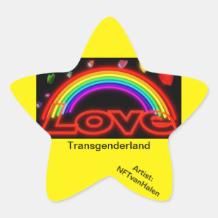 Transgenderland: Ster Sticker