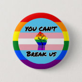 Transgendermacht Ronde Button 5,7 Cm (Voorkant)