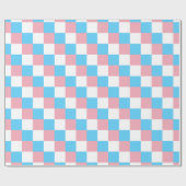 Transgenderpridekleuren Verpakkingspapier Cadeaupapier (Vlak)