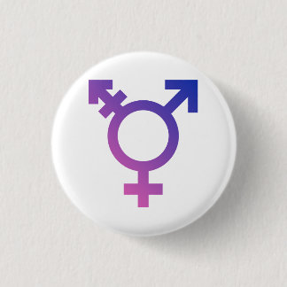 Transgendersymbool Ronde Button 3,2 Cm