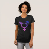 Transgendersymbool T-shirt (Voorkant volledig)
