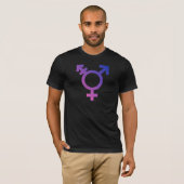 Transgendersymbool T-shirt (Voorkant volledig)
