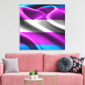 Transgendervlag Canvas Afdruk (Insitu (Woonkamer))