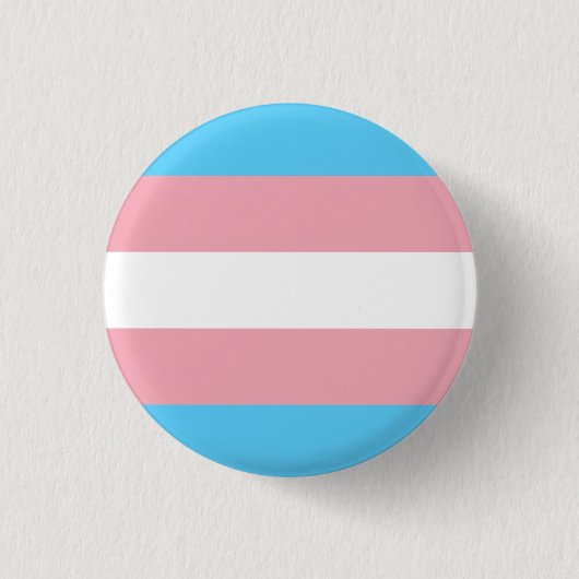 Transgendervlag en -pride gemeenschap ronde button 3,2 cm (Voorkant)