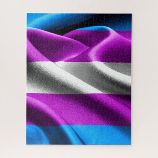 Transgendervlag Legpuzzel (Verticaal)