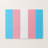 Transgendervlag Legpuzzel (Horizontaal)