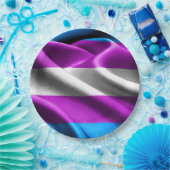 Transgendervlag Papieren Bordje (Feest)