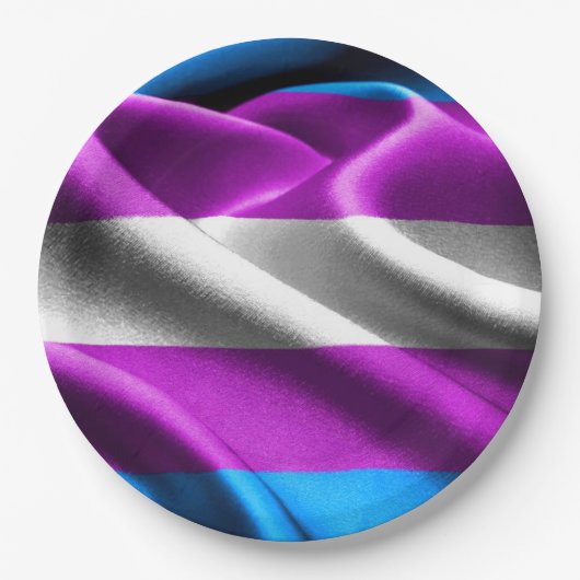 Transgendervlag Papieren Bordje (Voorkant)