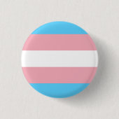 Transgendervlag Ronde Button 3,2 Cm (Voorkant)