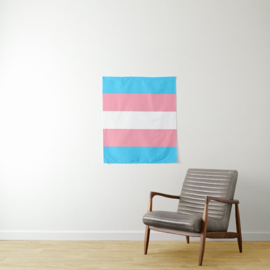 Transgendervlag Wandkleed (In situ)