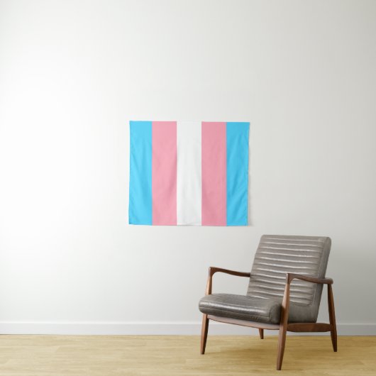Transgendervlag Wandkleed (In Situ (horizontaal))