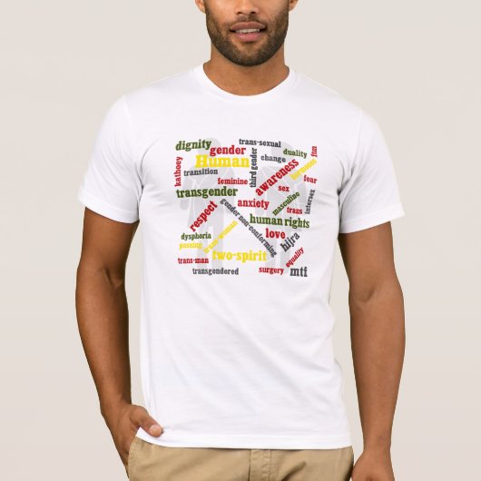 transgenderwoord grafisch shirt (Voorkant)
