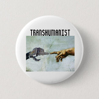 Transhumanisme Ronde Button 5,7 Cm