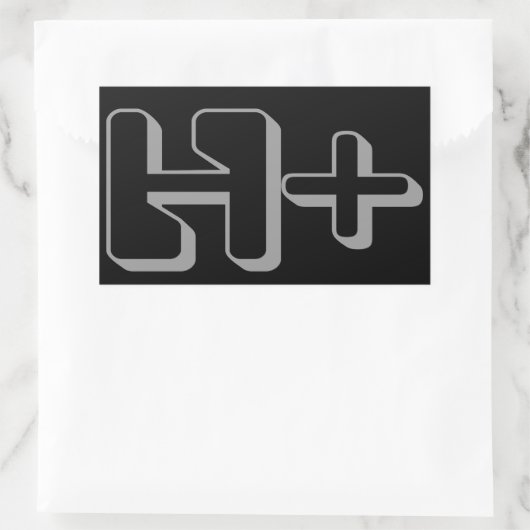 TRANSHUMANISME Symbool Sticker (Tas)