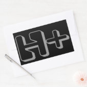 TRANSHUMANISME Symbool Sticker (Envelop)