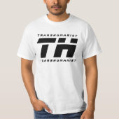 Transhumanist klassiek t-shirt van mannen (Voorkant)