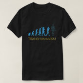 Transhumanistische evolutie t-shirt (Design voorkant)