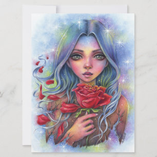 Transience Roos Stars Fairy Fantasy Woman Art Kaar