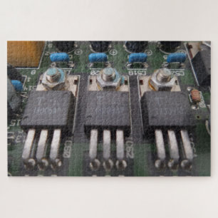 Transistor Circuit Puzzle Legpuzzel