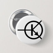 transistorelektronica ronde button 5,7 cm (Voorkant /achterkant)