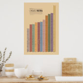 Transit Charts - Chicago Metra Poster (Keuken)