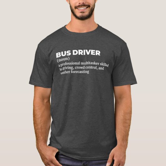 Transit Driver Definition Gift T-shirt (Voorkant)