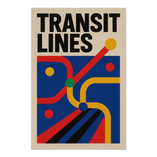 Transit Lines - Poster (Voorkant)