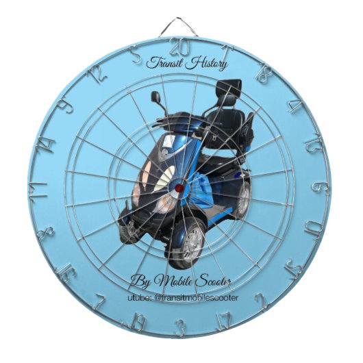 Transit Mobiele Scooter Dartbord (Voorkant)