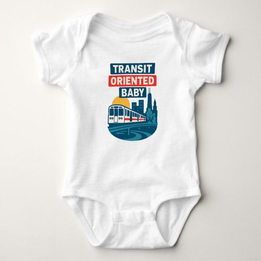 Transit Oriented Baby Romper (Voorkant)
