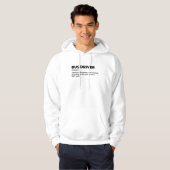 Transit Professional Grappige Definitie Hoodie (Voorkant volledig)