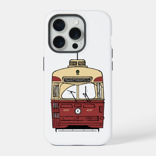 Transit Toronto iPhone 15 Pro Case iPhone Hoesje (Achterkant)