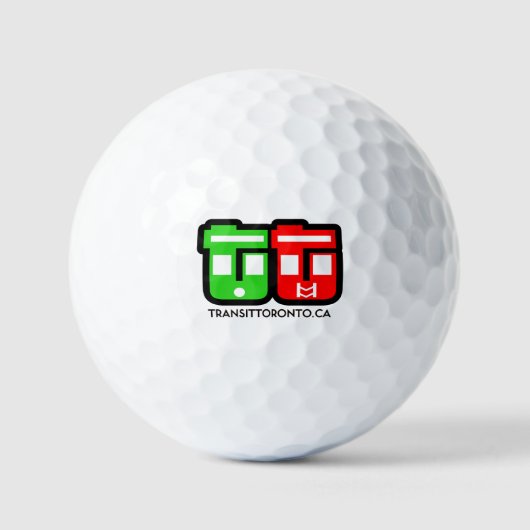 Transit Toronto Logo Golfbal Golfballen (Voorkant)
