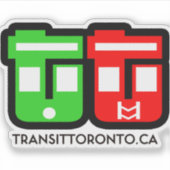 Transit Toronto Logo Sticker (Voorkant)